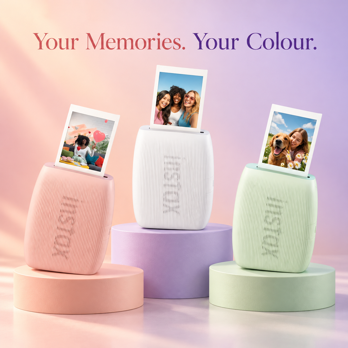 Fujifilm Instax Mini Link 3 Smartphone Photo Printer Starter Kit – Portable Instant Printer - Pink