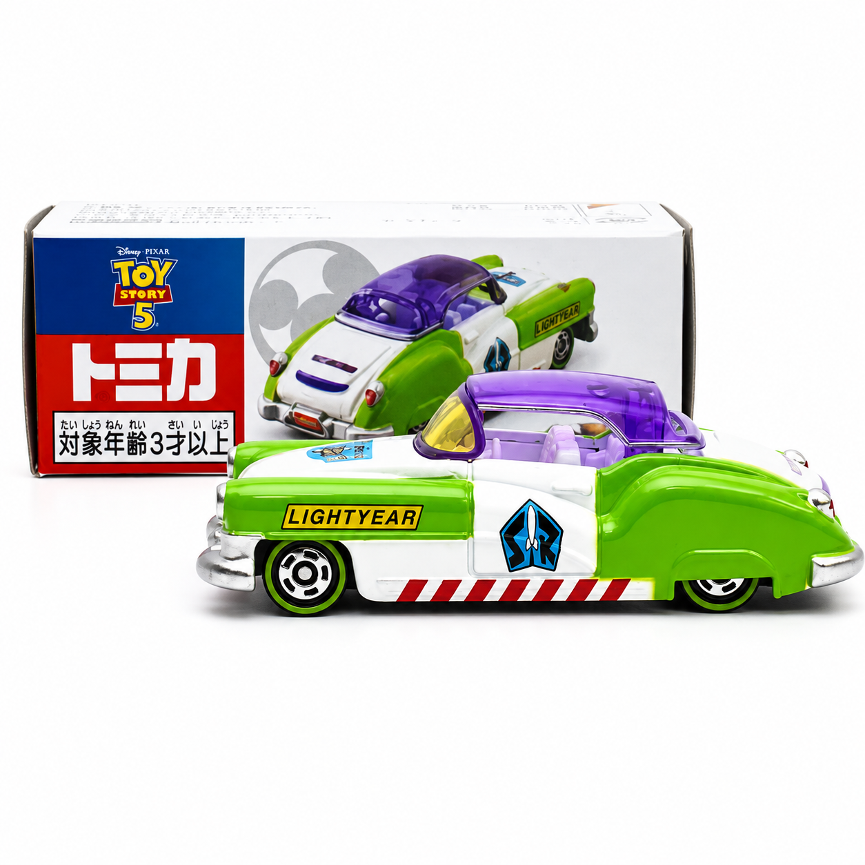 Takara Tomy Dream Tomica SP Disney Pixar Toy Story Dream Star II Buzz Lightyear Diecast Model Car | Disney Motors Special Edition Collectible Vehicle for Kids & Toy Story Fans