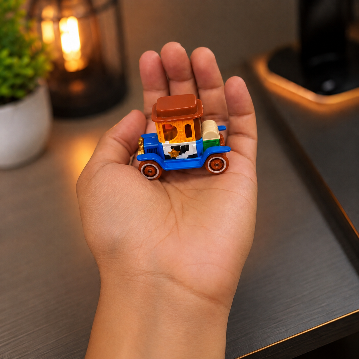 Takara Tomy Dream Tomica Disney Motors SP Toy Story 5 High Hat Classic Woody Diecast Collectible Character Car Model – Special Edition Disney Pixar Vehicle