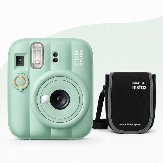 Fujifilm Instax Mini 13 Instant Camera with Carry Case - Lagoon Green