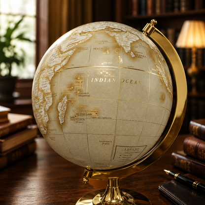 Legend International World Globe – Political & Educational Globe with International Boundaries, Countries, Capitals, Important Cities & Towns