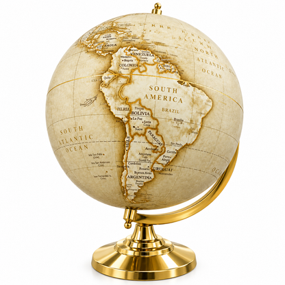Legend International World Globe – Political & Educational Globe with International Boundaries, Countries, Capitals, Important Cities & Towns