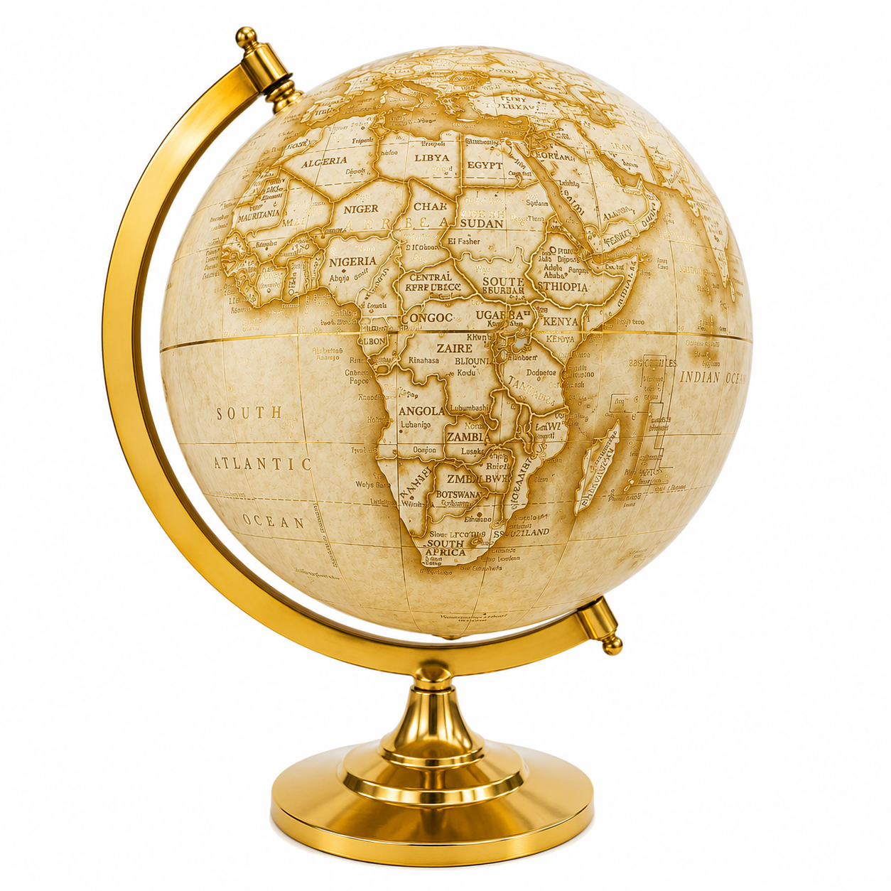 Legend International World Globe – Political & Educational Globe with International Boundaries, Countries, Capitals, Important Cities & Towns