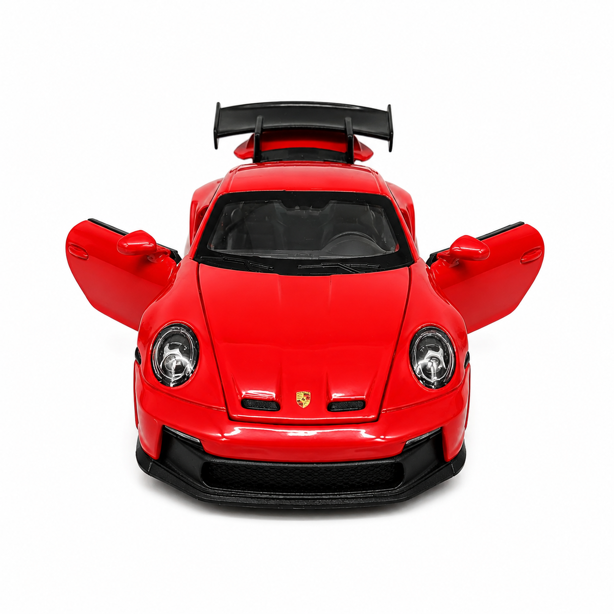 Joy Junction Alloy Car Model Gold Edition 1:32 Scale Die-Cast Toy Car | Pull Back Action, Openable Doors, LED Lights & Sound | Red Porche Sports Car Model | Collectible Toy Car for Kids & Car Enthusiasts
