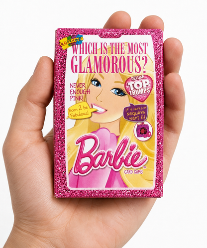 Barbie “Which Is the Most Glamorous?” Deluxe Top Trumps Card Game – 30 Cards – Rare 2015 Collectible Edition