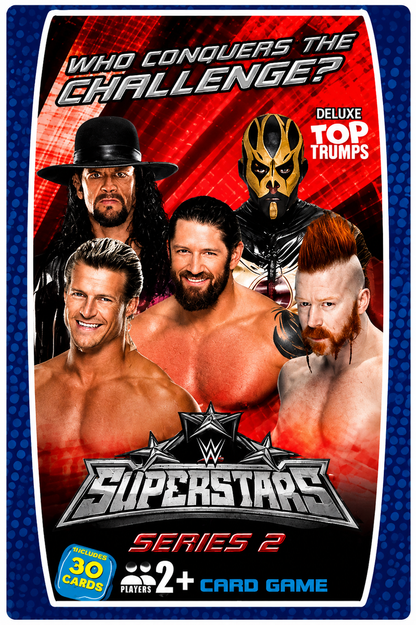 Top Trumps  WWE Superstars Series 2 Deluxe Rare 2015 Edition – 30 Collectible Wrestling Cards