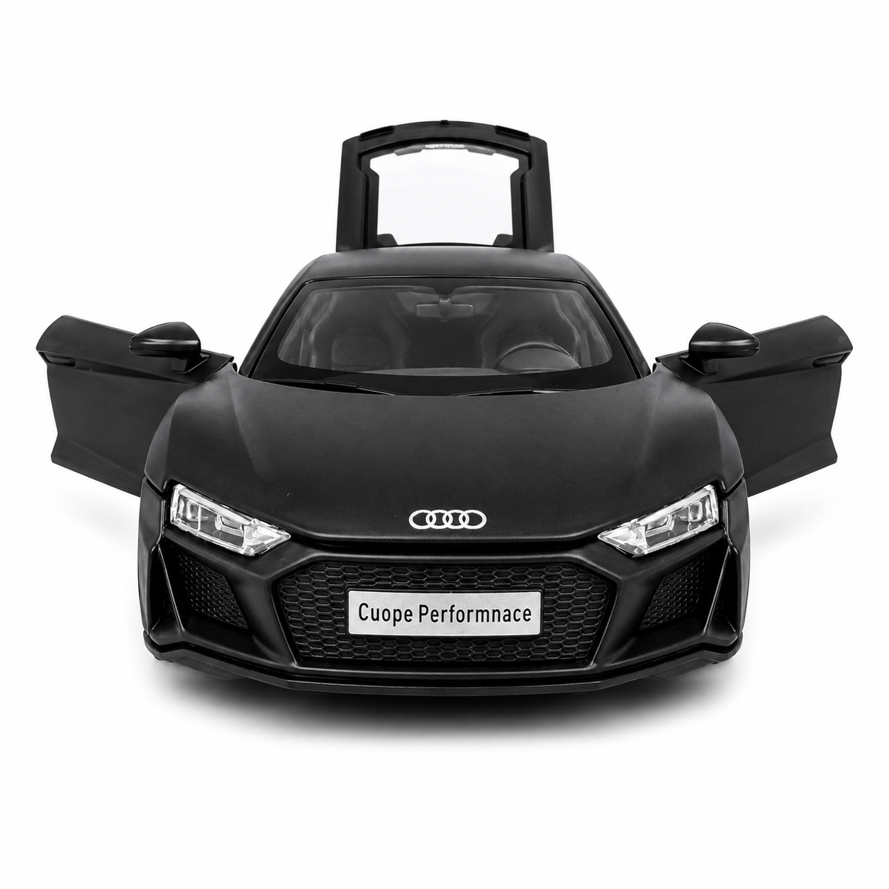 Joy Junction Alloy Car Model Gold Edition 1:32 Scale Die-Cast Toy Car | Pull Back Action, Openable Doors, LED Lights & Sound | Black Audi Sports Car Model | Collectible Toy Car for Kids & Car Enthusiasts