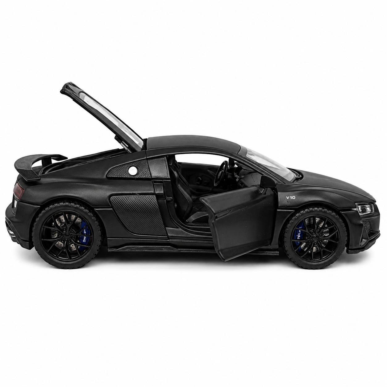 Joy Junction Alloy Car Model Gold Edition 1:32 Scale Die-Cast Toy Car | Pull Back Action, Openable Doors, LED Lights & Sound | Black Audi Sports Car Model | Collectible Toy Car for Kids & Car Enthusiasts