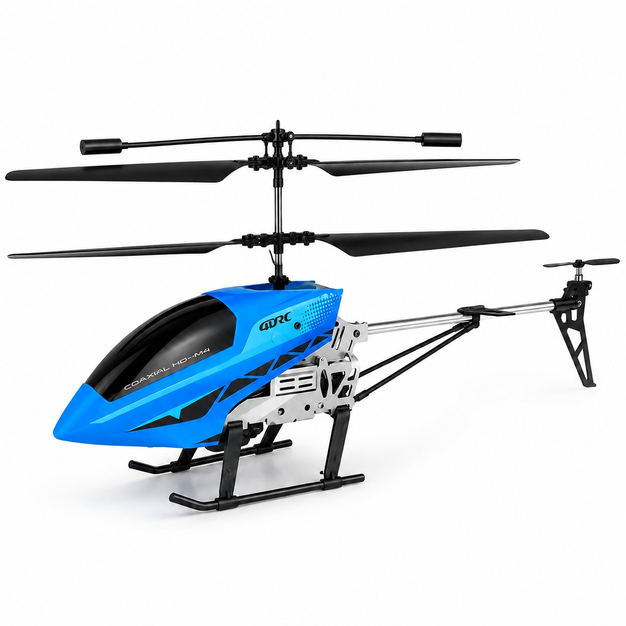 JJRC 4D-M4 Coaxial Remote Control Helicopter, Rechargeable RC Flying Helicopter Toy with Remote Controller, Suspension System & Stable Flight Design for Kids, Beginners & RC Hobby Enthusiasts, 14+ Years