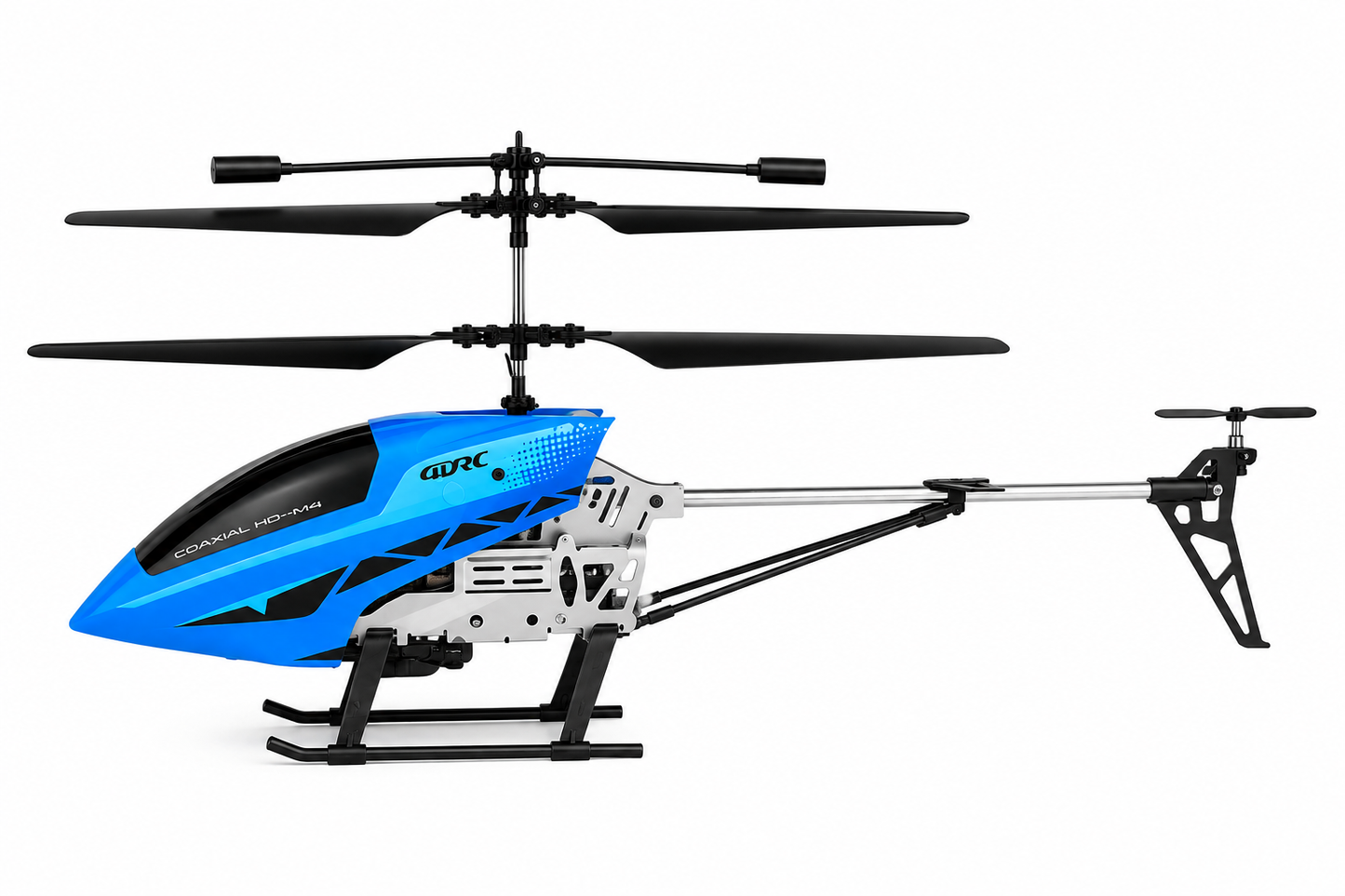 JJRC 4D-M4 Coaxial Remote Control Helicopter, Rechargeable RC Flying Helicopter Toy with Remote Controller, Suspension System & Stable Flight Design for Kids, Beginners & RC Hobby Enthusiasts, 14+ Years