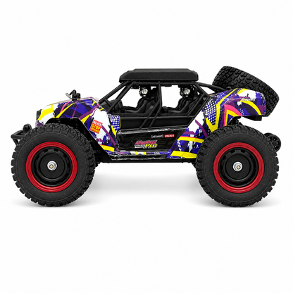 SUCHIYU Adventure Pro 4WD 2.4GHz RC Off-Road Buggy – Purple Multicolor, All-Terrain High Performance Rock Crawler with Remote Control, Large Wheels & Rugged Suspension, 14+