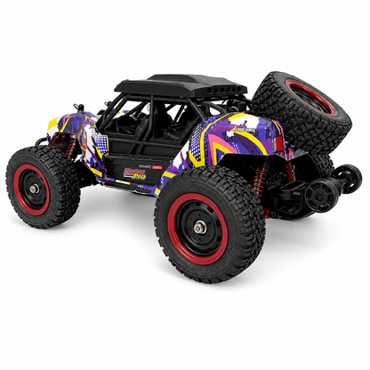SUCHIYU Adventure Pro 4WD 2.4GHz RC Off-Road Buggy – Purple Multicolor, All-Terrain High Performance Rock Crawler with Remote Control, Large Wheels & Rugged Suspension, 14+