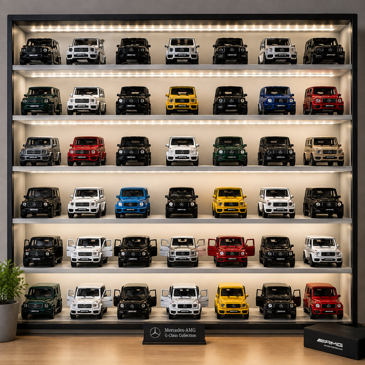 1:32 Scale Die-Cast Metal Mercedes-Benz G63 AMG Model Car – Pull Back Luxury SUV Toy with Openable Doors, Light & Sound Effects, Detailed Interior, Realistic Wheels & Collectible Display Model – White