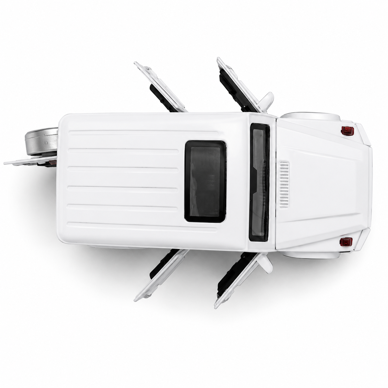 1:32 Scale Die-Cast Metal Mercedes-Benz G63 AMG Model Car – Pull Back Luxury SUV Toy with Openable Doors, Light & Sound Effects, Detailed Interior, Realistic Wheels & Collectible Display Model – White