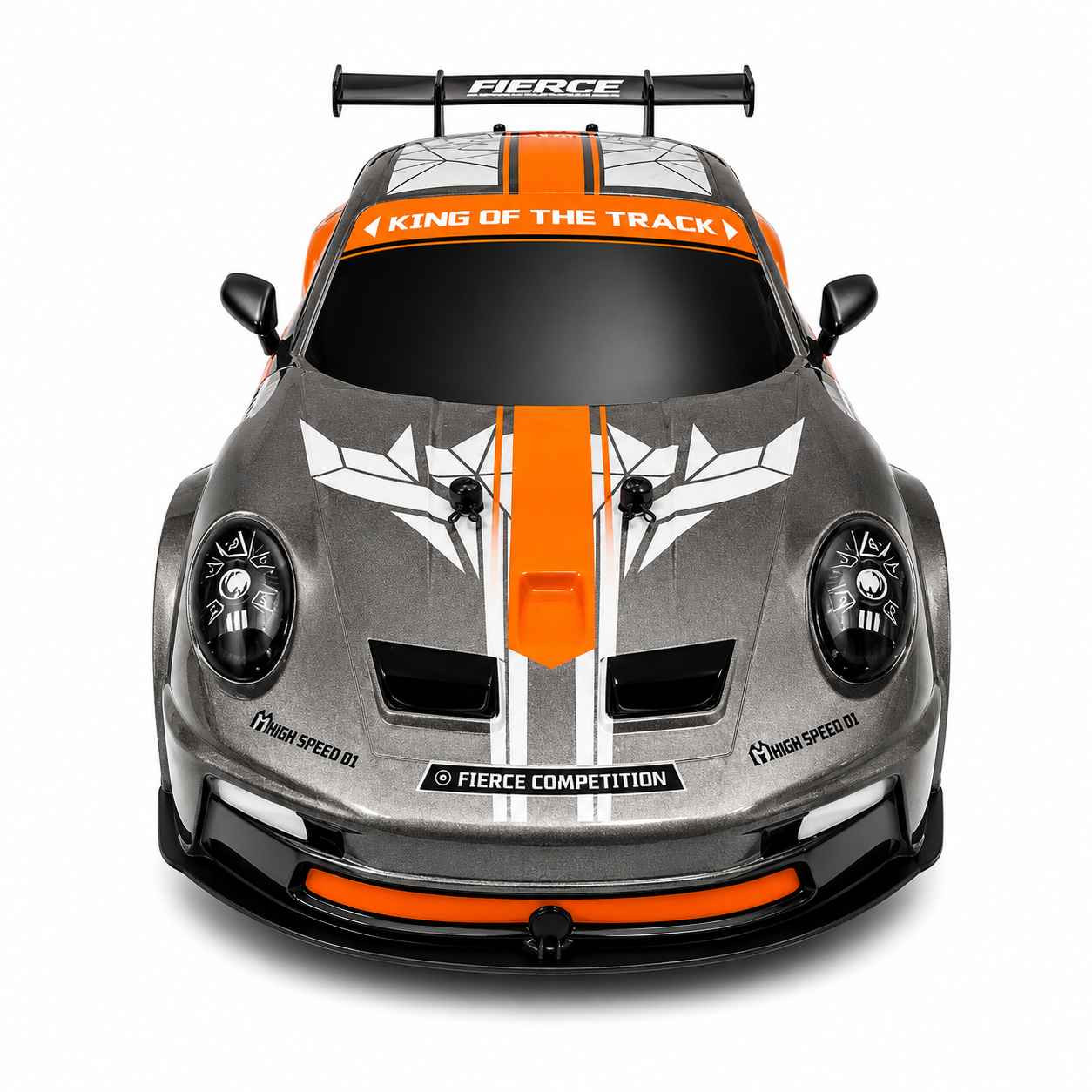 Joy Junction 1:10 Scale 2.4GHz R/C Racing Car | 25+ KM/H High-Speed Full Function Remote Control Sports Car with Forward, Backward, Left & Right Controls, Speed Up & Lighting for Kids 6+ Years