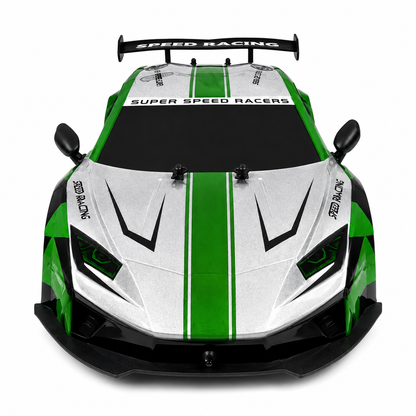 Joy Junction JJ616 1:10 Scale 2.4GHz R/C Racing Car | 25+ KM/H High-Speed Full Function Remote Control Sports Car with Forward, Backward, Left & Right Controls, Speed Up & Lighting for Kids 6+