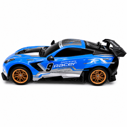 Joy Junction JJ617 1:10 Scale R/C Racer High Speed Sport Car – 2.4GHz Full Function Radio Control Racing Car, 25+ KM/H Speed, Forward, Backward, Left & Right Movement with Lighting