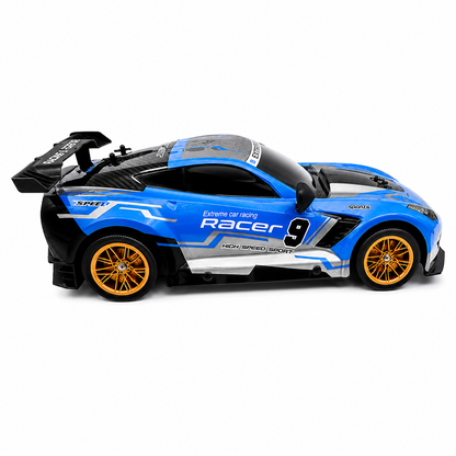Joy Junction JJ617 1:10 Scale R/C Racer High Speed Sport Car – 2.4GHz Full Function Radio Control Racing Car, 25+ KM/H Speed, Forward, Backward, Left & Right Movement with Lighting