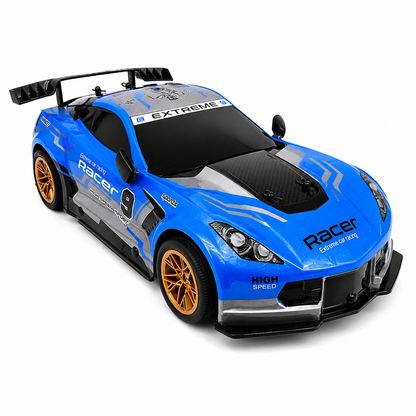 Joy Junction JJ617 1:10 Scale R/C Racer High Speed Sport Car – 2.4GHz Full Function Radio Control Racing Car, 25+ KM/H Speed, Forward, Backward, Left & Right Movement with Lighting