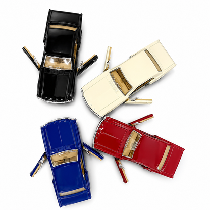 Kinsmart 1:36 Scale 1964 Ford Mustang Die-Cast Metal Model Car with Pull-Back Action, Openable Doors, Detailed Interior, Realistic Classic Design & Collectible Toy Car for Kids & Adults – Multiple Colour Options