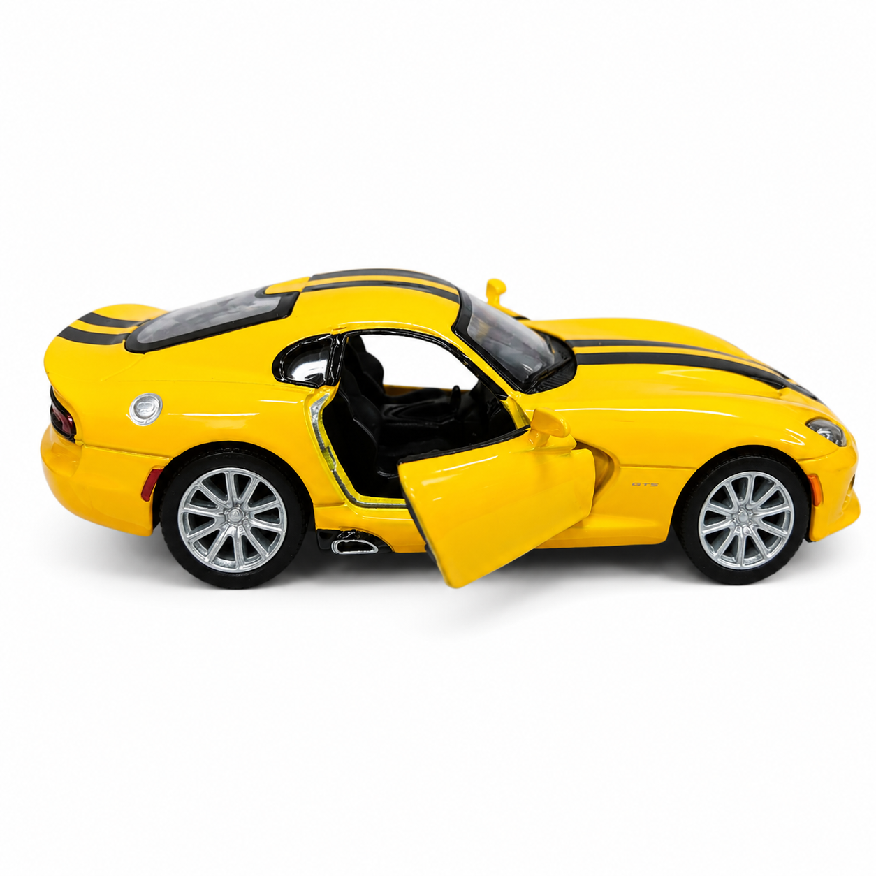 Kinsmart 1:36 Scale 2013 SRT Viper GTS Die-Cast Model Car with Pull Back Action, Openable Doors & Detailed Interior | Metal Sports Car Toy for Kids & Collectors