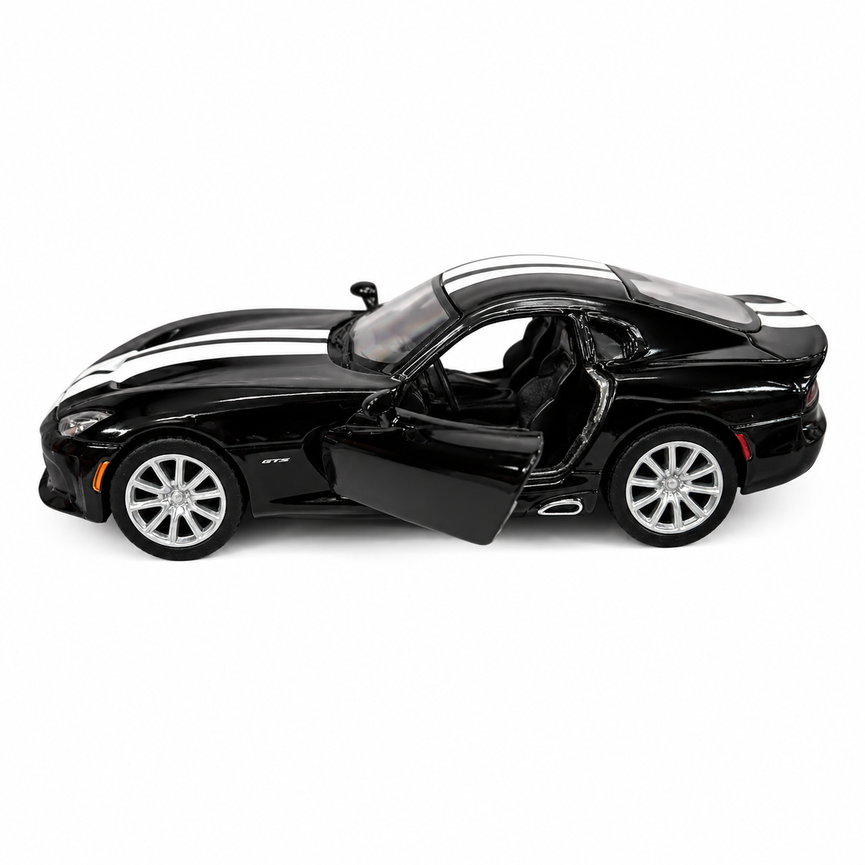 Kinsmart 1:36 Scale 2013 SRT Viper GTS Die-Cast Model Car with Pull Back Action, Openable Doors & Detailed Interior | Metal Sports Car Toy for Kids & Collectors