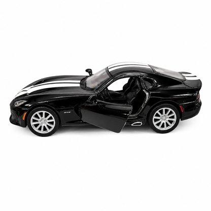 Kinsmart 1:36 Scale 2013 SRT Viper GTS Die-Cast Model Car with Pull Back Action, Openable Doors & Detailed Interior | Metal Sports Car Toy for Kids & Collectors