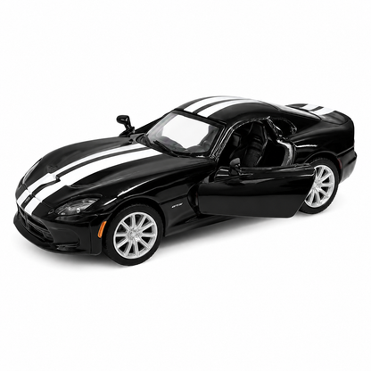 Kinsmart 1:36 Scale 2013 SRT Viper GTS Die-Cast Model Car with Pull Back Action, Openable Doors & Detailed Interior | Metal Sports Car Toy for Kids & Collectors
