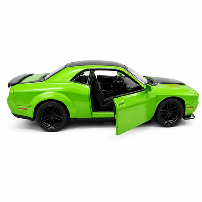 Kinsmart 1:40 2023 Dodge Challenger SRT Demon 170 Die-Cast Metal Model Car with Pull Back Action, Openable Doors, Detailed Interior & Realistic Design | Collectible Toy Car for Kids & Car Enthusiasts