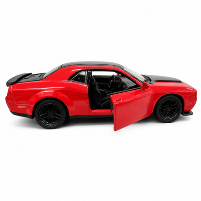 Kinsmart 1:40 2023 Dodge Challenger SRT Demon 170 Die-Cast Metal Model Car with Pull Back Action, Openable Doors, Detailed Interior & Realistic Design | Collectible Toy Car for Kids & Car Enthusiasts