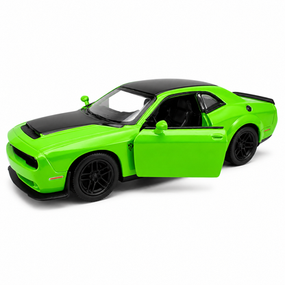 Kinsmart 1:40 2023 Dodge Challenger SRT Demon 170 Die-Cast Metal Model Car with Pull Back Action, Openable Doors, Detailed Interior & Realistic Design | Collectible Toy Car for Kids & Car Enthusiasts