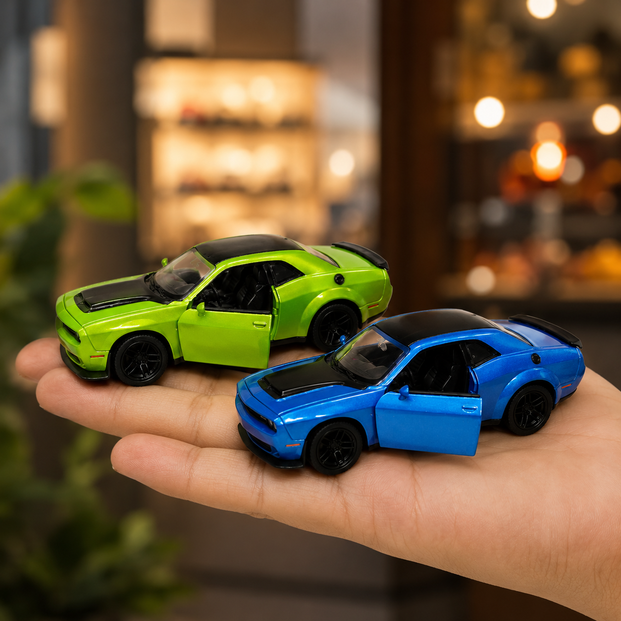 Kinsmart 1:40 2023 Dodge Challenger SRT Demon 170 Die-Cast Metal Model Car with Pull Back Action, Openable Doors, Detailed Interior & Realistic Design | Collectible Toy Car for Kids & Car Enthusiasts
