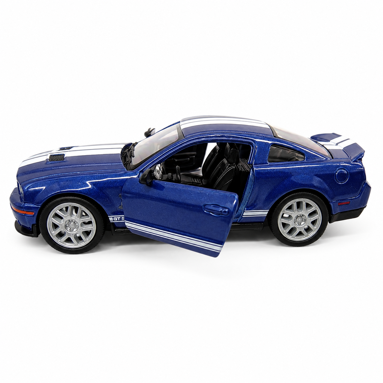 Kinsmart 1:38 2007 Shelby GT500 Die-Cast Metal Model Car with Pull Back Action, Openable Doors & Detailed Interior | Collectible Toy Car for Kids & Car Enthusiasts