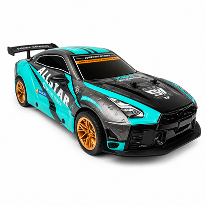 Joy Junction 1:10 Scale RC Racing Car 1971 Series | 2.4GHz Remote Control Sports Car with LED Lights, High - Speed Racing, Forward/Reverse, Left & Right Steering, Speed Boost | Rechargeable Remote Control Car for Kids Ages
