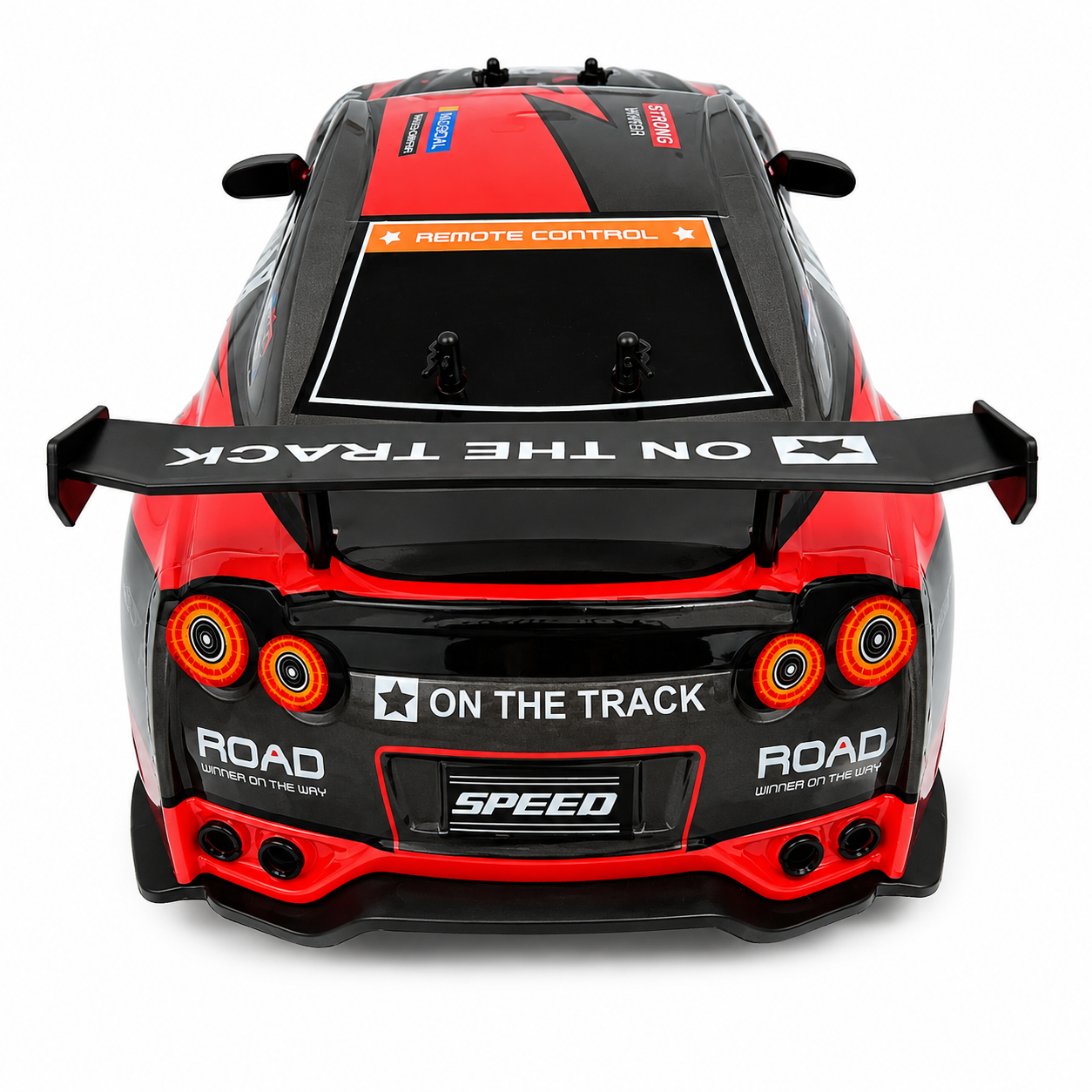 Joy Junction 1:10 Scale RC Racing Car 1971 Series (Red) | 2.4GHz Remote Control Sports Car with LED Lights, High-Speed Racing, Forward/Reverse, Left & Right Steering, Speed Boost | Rechargeable Toy Car for Kids Ages