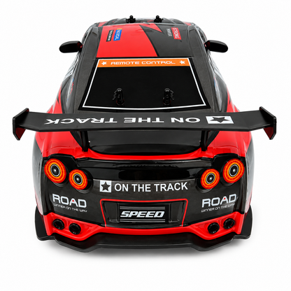 Joy Junction 1:10 Scale RC Racing Car 1971 Series (Red) | 2.4GHz Remote Control Sports Car with LED Lights, High-Speed Racing, Forward/Reverse, Left & Right Steering, Speed Boost | Rechargeable Toy Car for Kids Ages