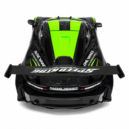 Joy Junction 1:10 Scale RC Racing Sports Car (Green) | 2.4GHz Remote Control 1971 Racing Vehicle Series with LED Light, High-Speed RC Car, Forward & Reverse, Left & Right Steering, Speed Boost, Remote Control Toy for Kids