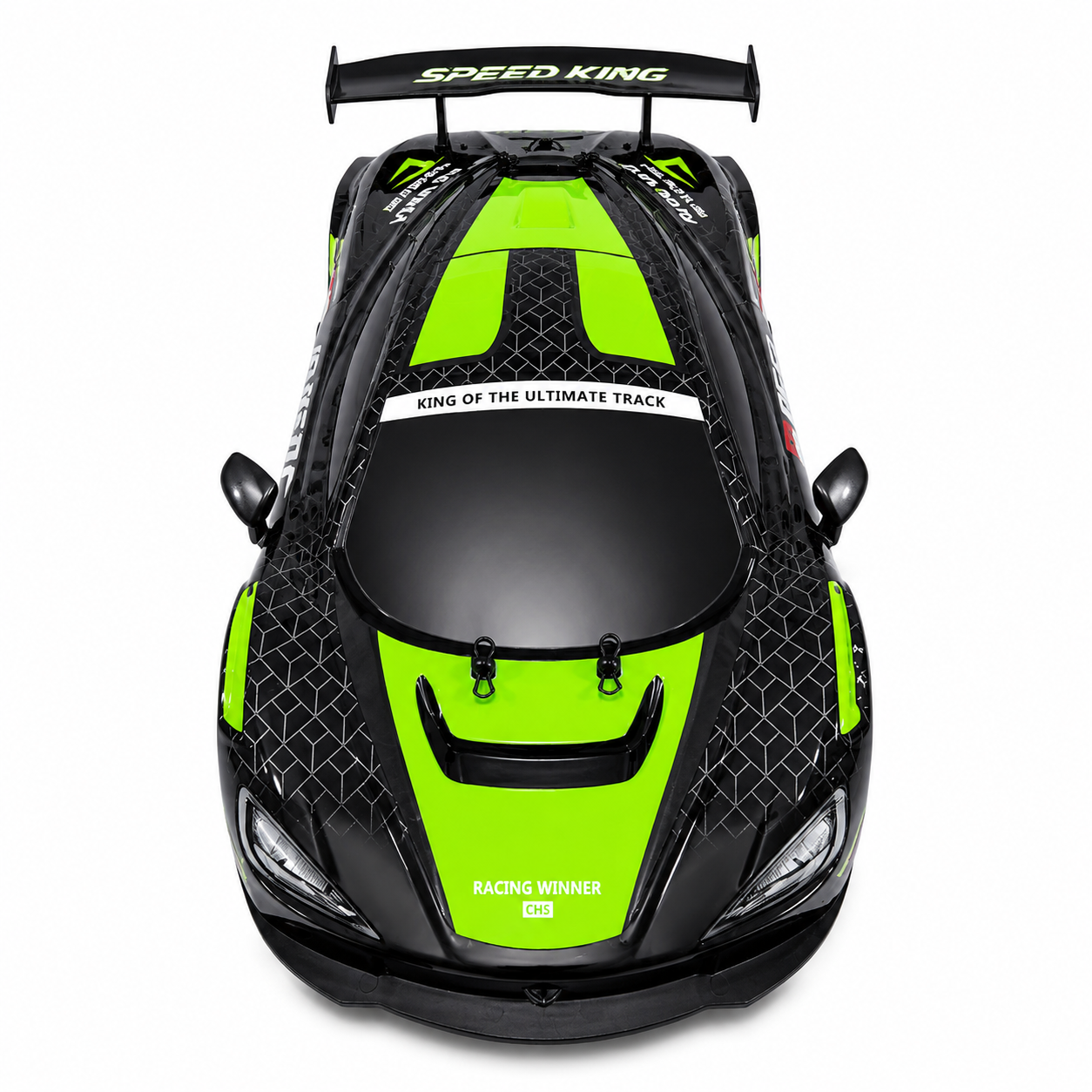 Joy Junction 1:10 Scale RC Racing Sports Car (Green) | 2.4GHz Remote Control 1971 Racing Vehicle Series with LED Light, High-Speed RC Car, Forward & Reverse, Left & Right Steering, Speed Boost, Remote Control Toy for Kids