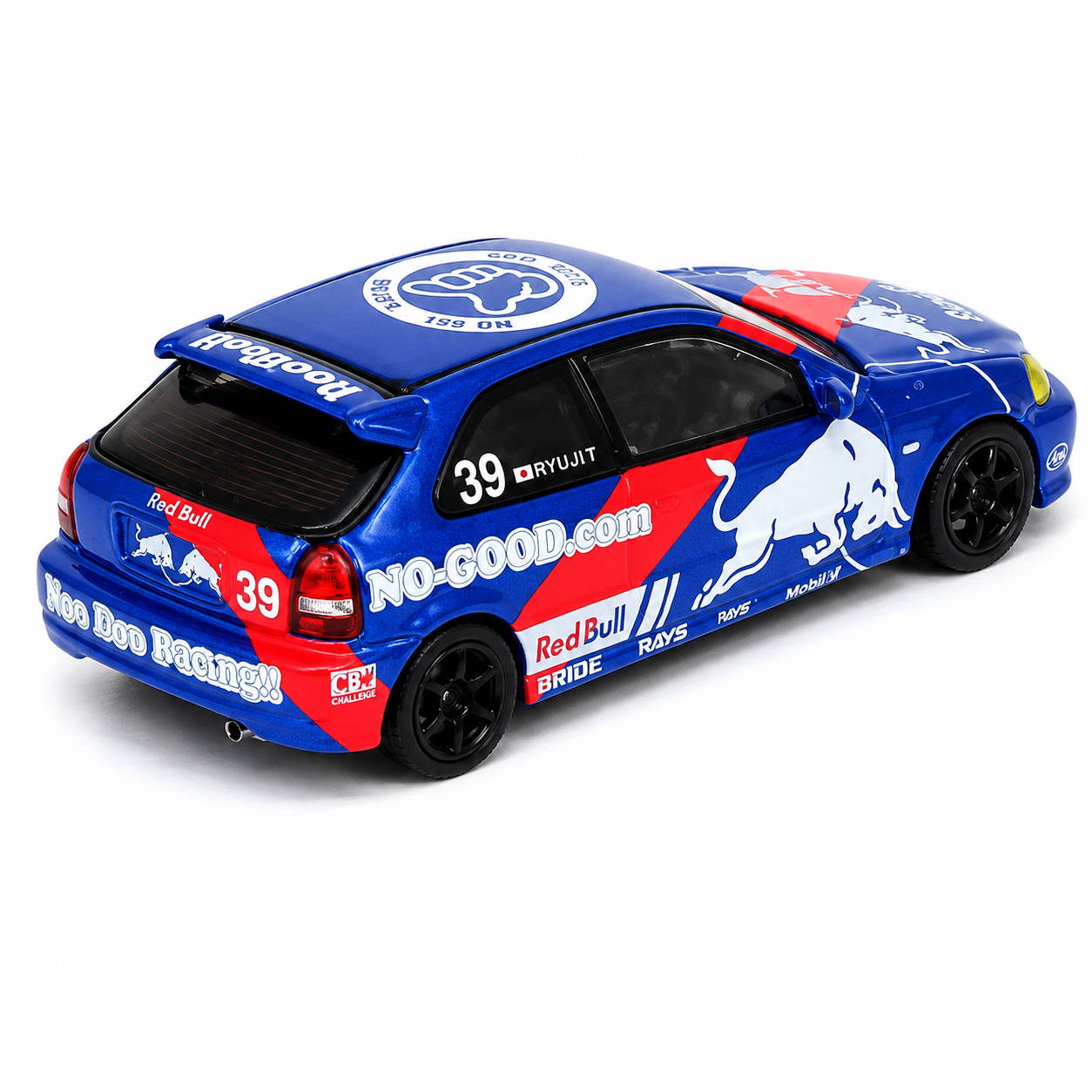 INNO64 Honda Civic Type R (EK9) No Good Racing Red Bull Livery 1