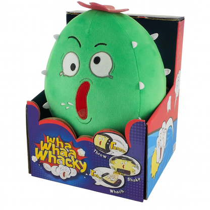 Wha Wha Whacky Stress Cactus Plush Toy - Throw, Shake, Whack!