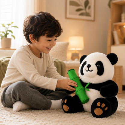 AI Dazi Interactive Talking Panda Plush Toy | Smart AI Plush Companion | Wi-Fi Enabled Educational Talking Panda for Kids