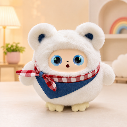 AI Interactive Talking Plush Toy with LED Eyes | Smart App-Controlled Educational Plush Companion for Kids
