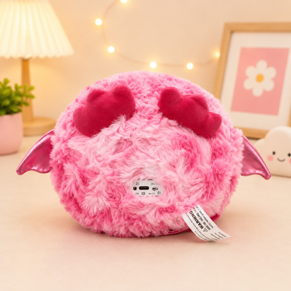 Monster Ledodo AI Interactive Plush Toy | Smart Talking Companion with LED Eyes | App-Controlled AI Plush | Pink Monster