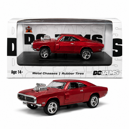 DC JAMS Limited Edition Diecast Car 1:64 Scale | Full Metal Body Muscle Car Replica