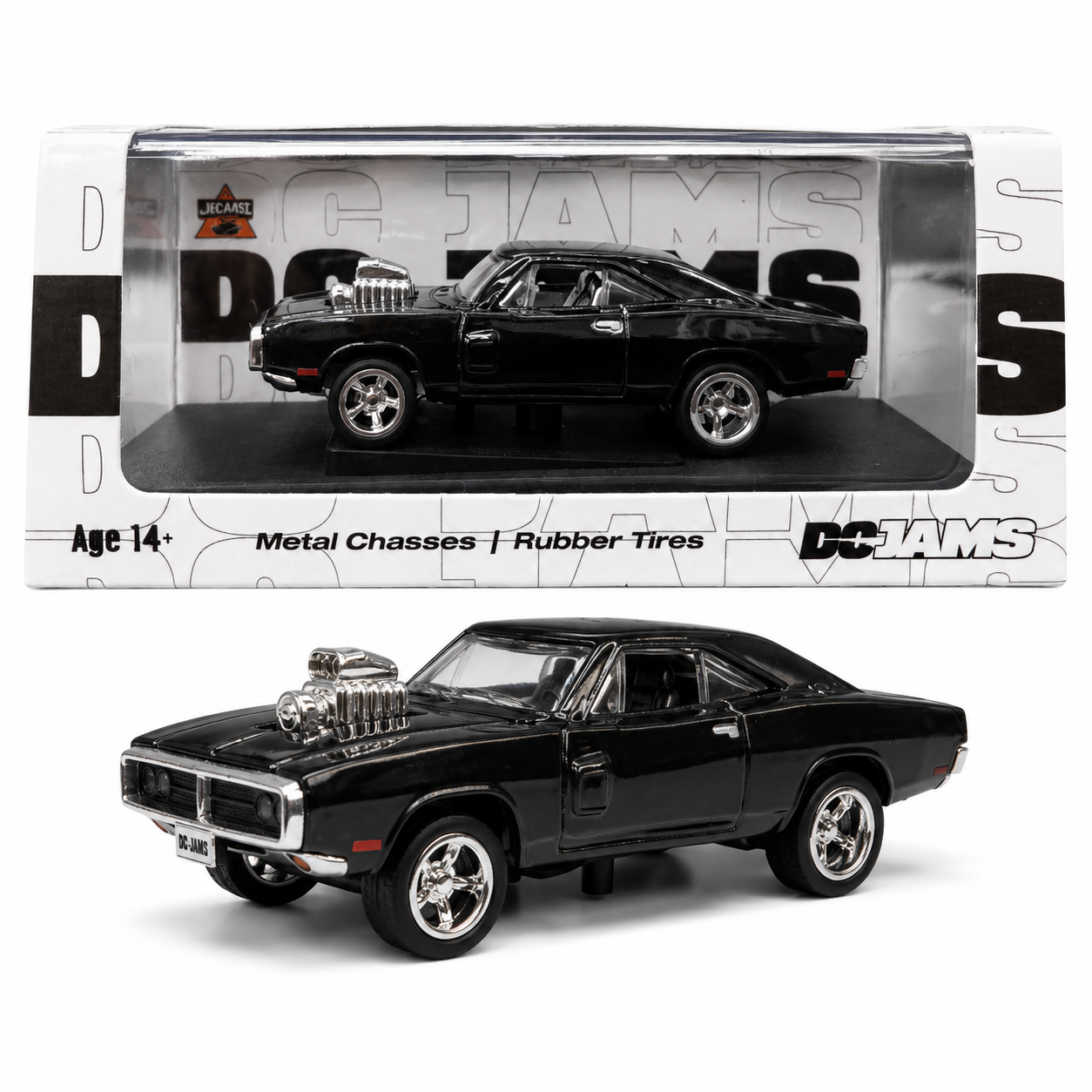 DC JAMS Limited Edition Diecast Car 1:64 Scale | Full Metal Body Muscle Car Replica