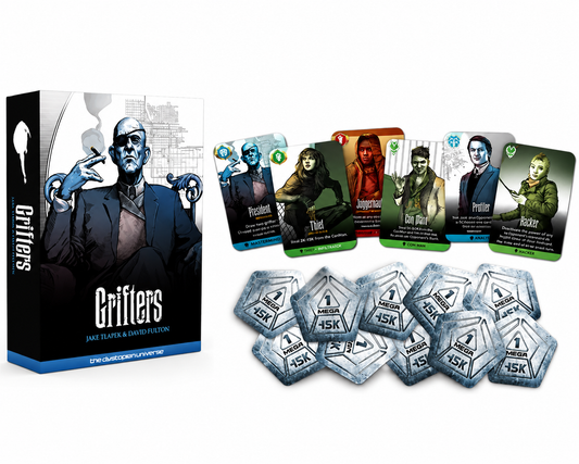 Grifters Strategy Card Game | Bluffing, Deduction & Criminal Underworld Strategy Game | Standalone Board Game for 2–5 Players | Ages 14+