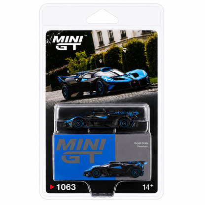 MINI GT (Blister Pack) 1:64 Bugatti Bolide Presentation Die-Cast Model Car