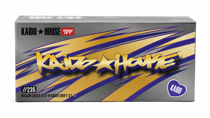 Kaido House x MINI GT 1:64 Nissan Silvia S13 R Kaido Drift V1 Limited Edition Die-Cast Model Car