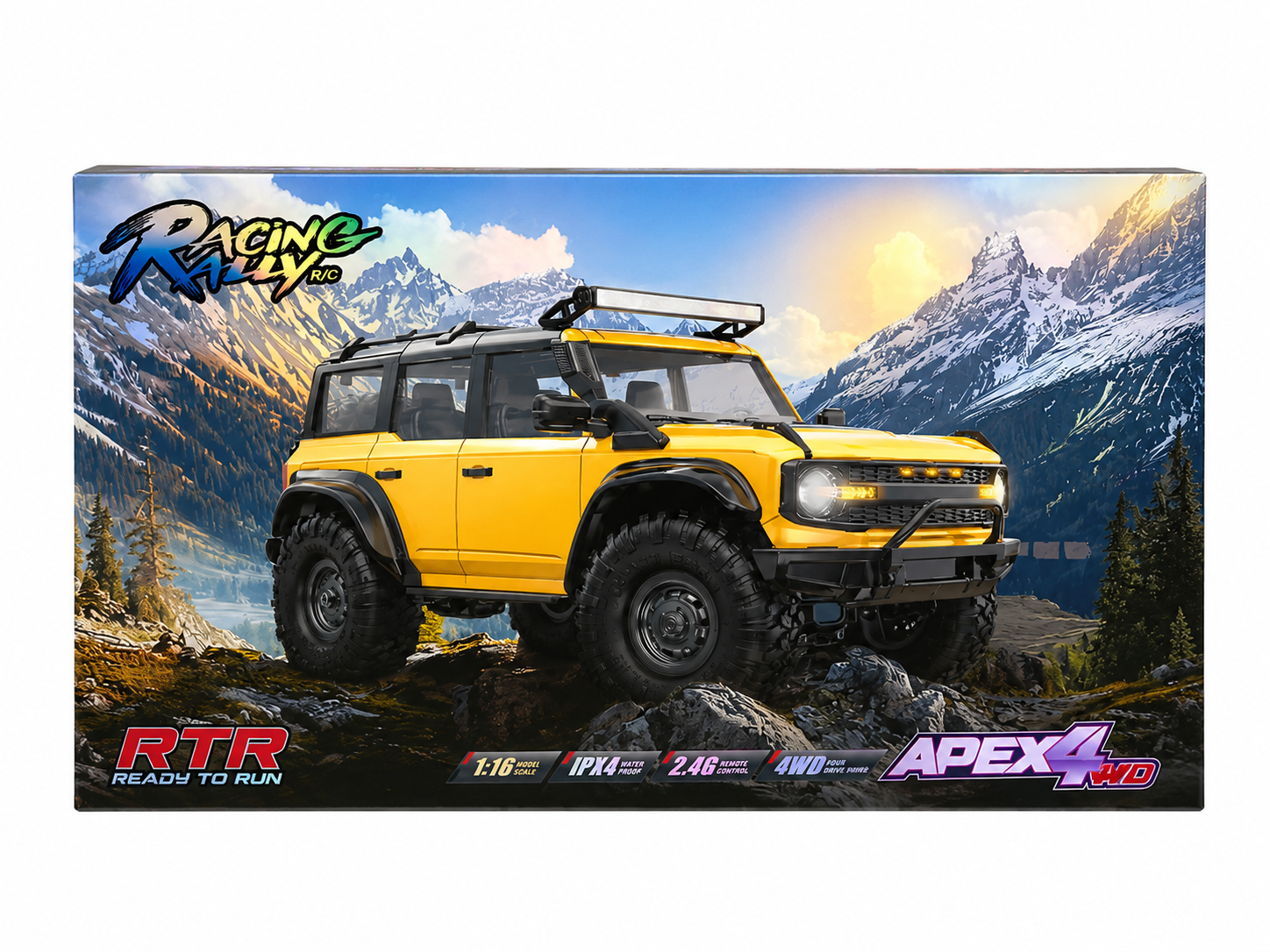 HB TOYS APEX4WD RTR(オレンジ/ホワイト) 完成品（電動） ホビー