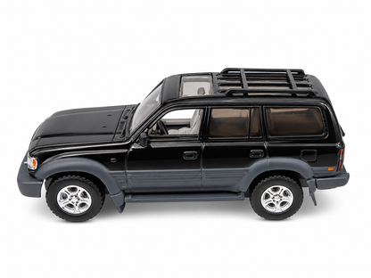 GCD 1:64 Lexus LX450 Black Die-Cast SUV Model Car | Premium Collectible Miniature (No. 85)